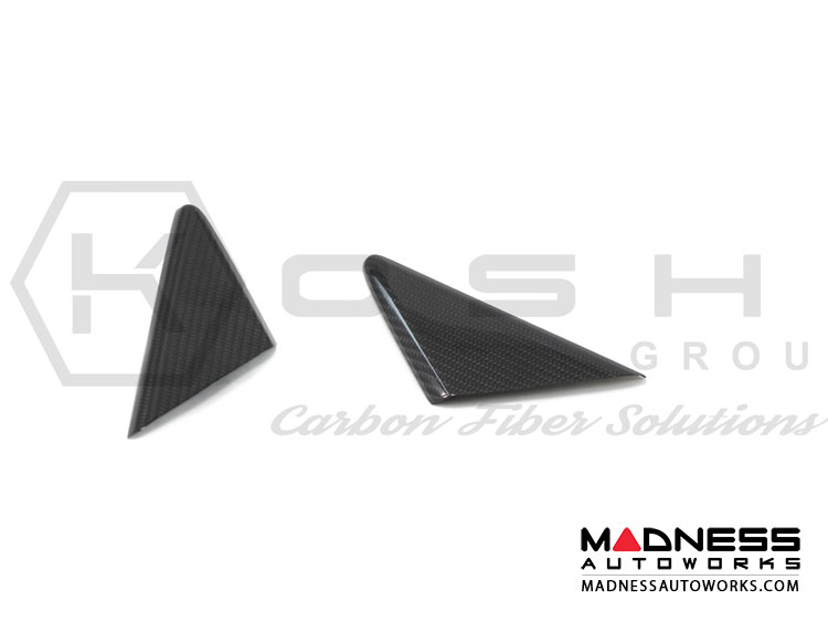Porsche 911 Exterior Door Triangle - A Pillar - Carbon Fiber